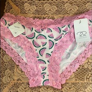 NWT Renee Rofe Ladies Lacs edged panties.